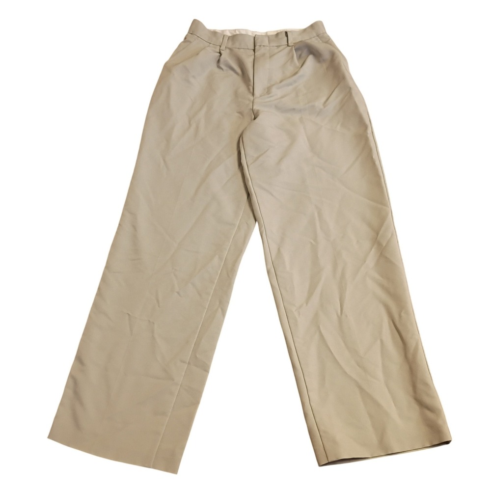 Dockers Dress Pants Womens 16 REG Cement Gray Straight Leg Flat Front D841021